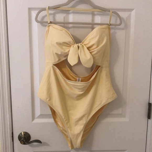 Forever 21 Other - Forever 21+ light yellow monokini